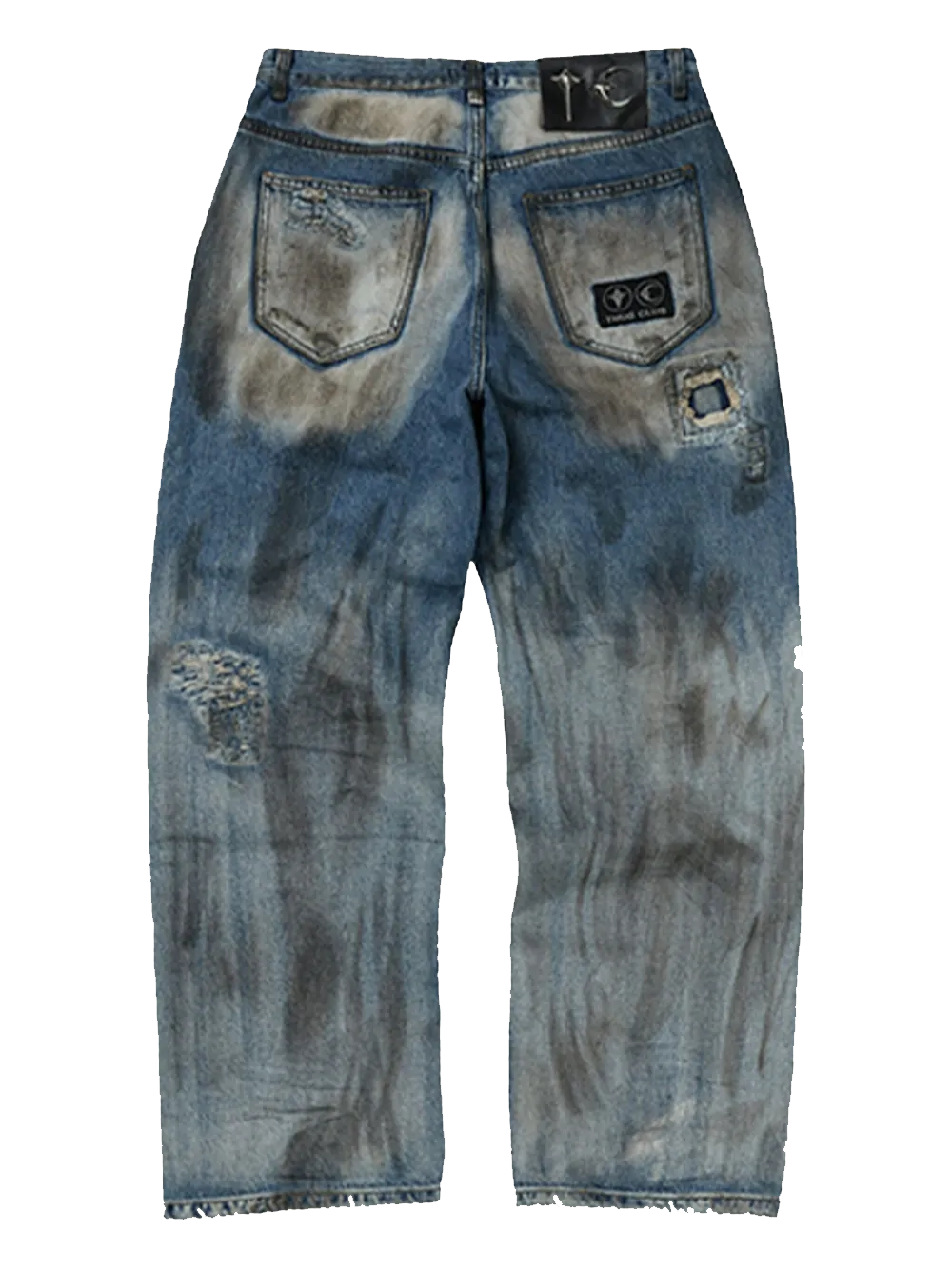 Combat Ripped Trousers